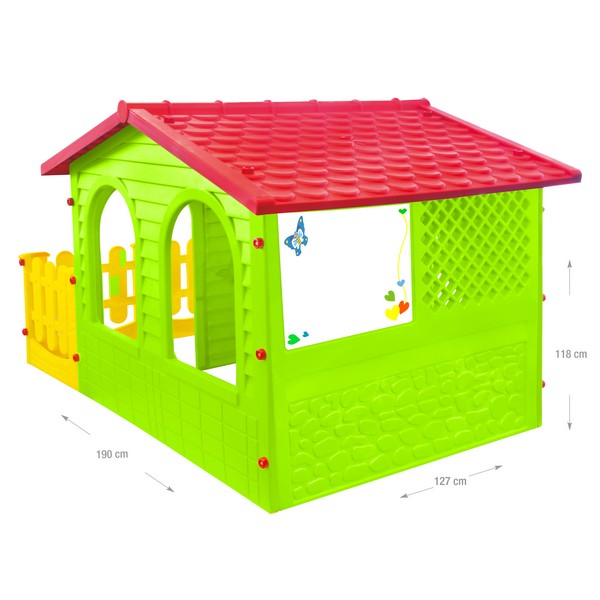 Продукт Mochtoys - Къща с ограда и дъска за рисуване - 0 - BG Hlapeta